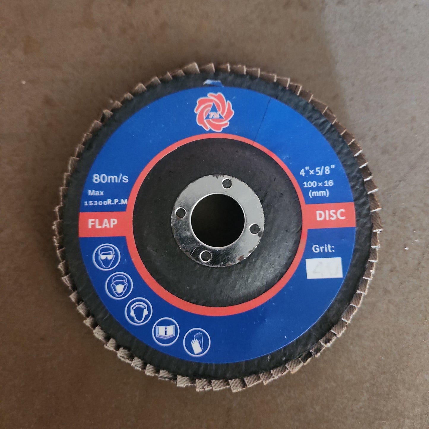 4" Flappy Disks – 40/60/80 Grit Heavy-Duty Abrasive for Steel & Fabrication