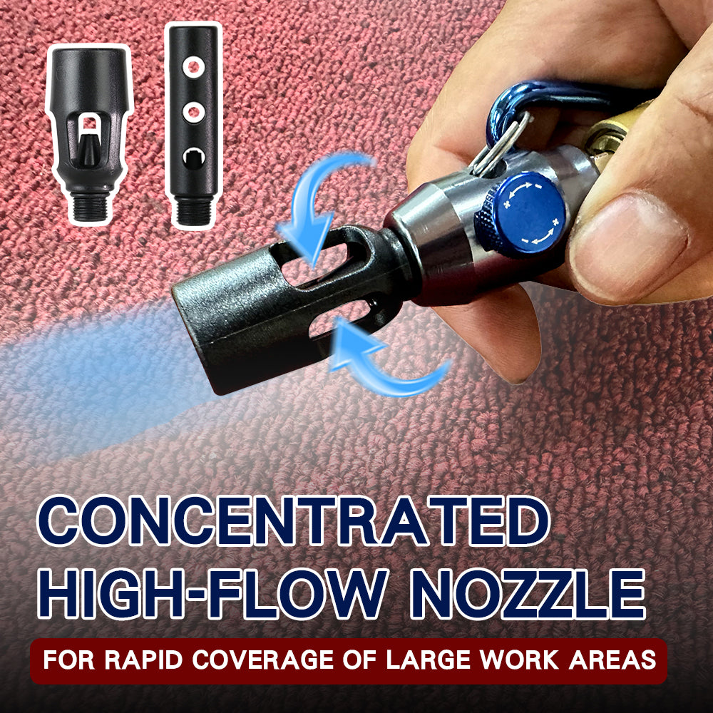 LE-AB185K Mini Air Duster Kit – Adjustable Airflow, Safety Nozzle, ¼″ Inlet