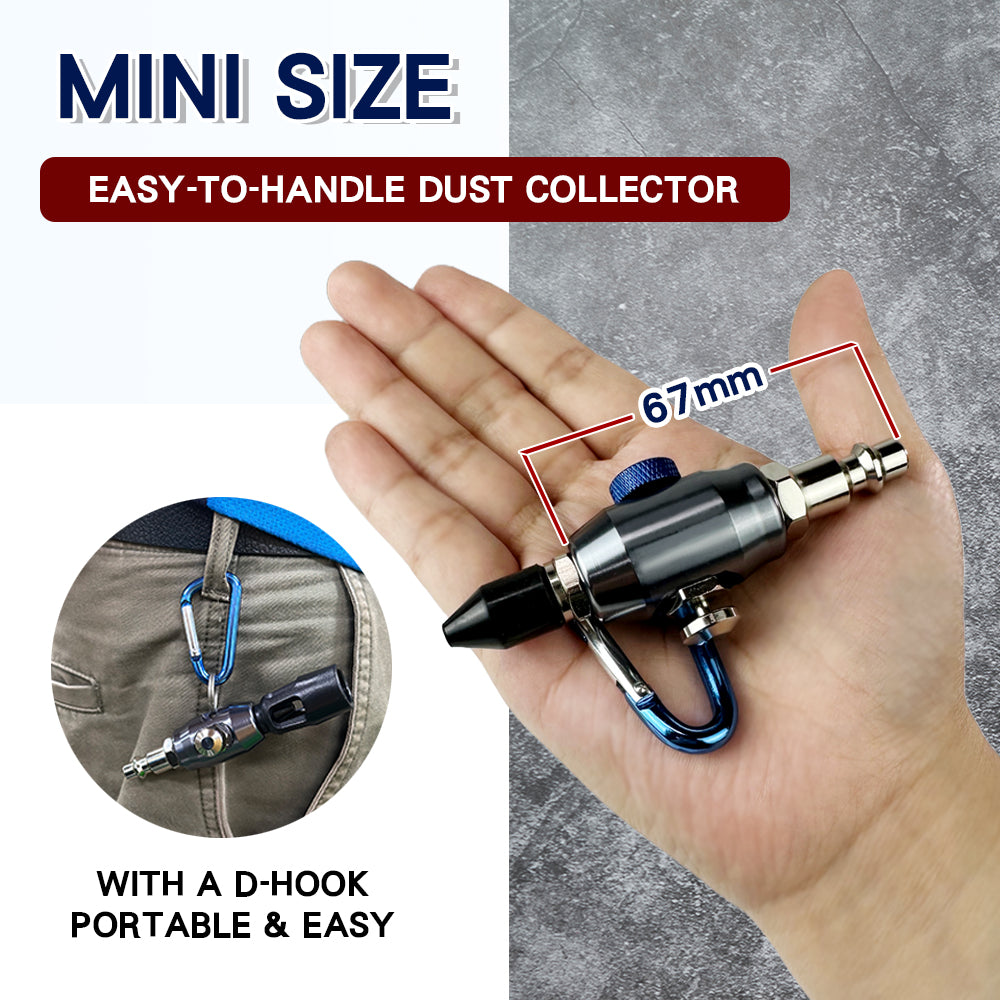 LE-AB185K Mini Air Duster Kit – Adjustable Airflow, Safety Nozzle, ¼″ Inlet