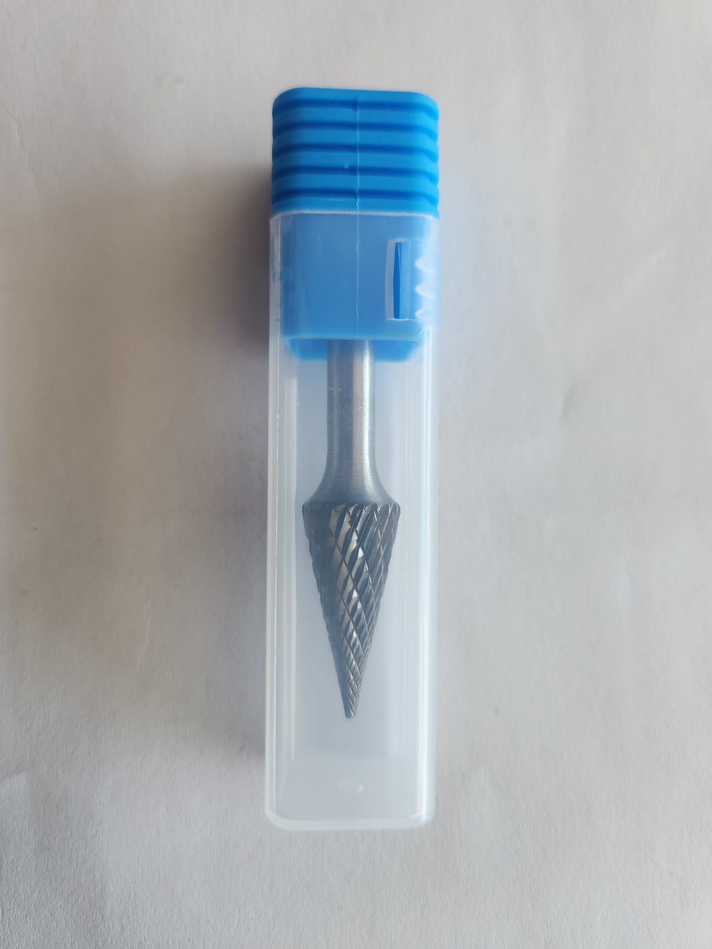 SM61225 – 12mm Pointed Cone Burr, 6mm Shank Double Cut for Steel & Stainless