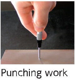 Combination carbide tipped scribe / center punch (AP-S)