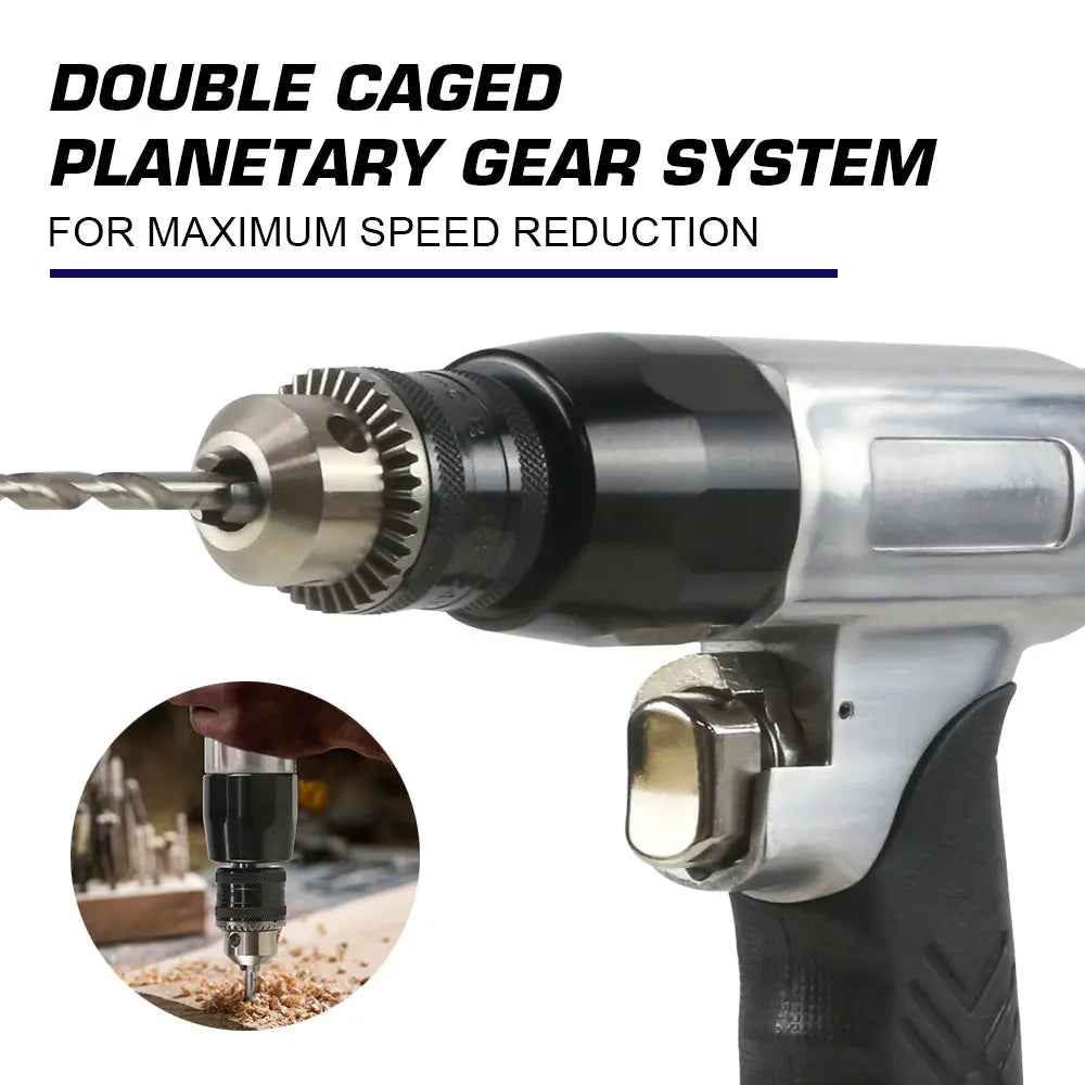 Reversible 3/8″ Pneumatic Air Drill