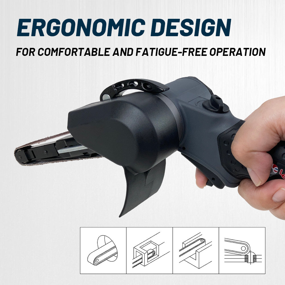 LE-BS-706B Air Belt Sander – 12.7×330mm, Adjustable Arm, Quick Release