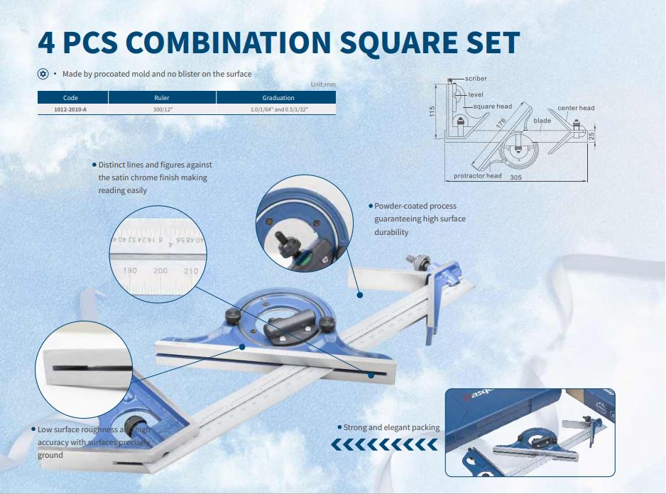 Dasqua Combination Square Set