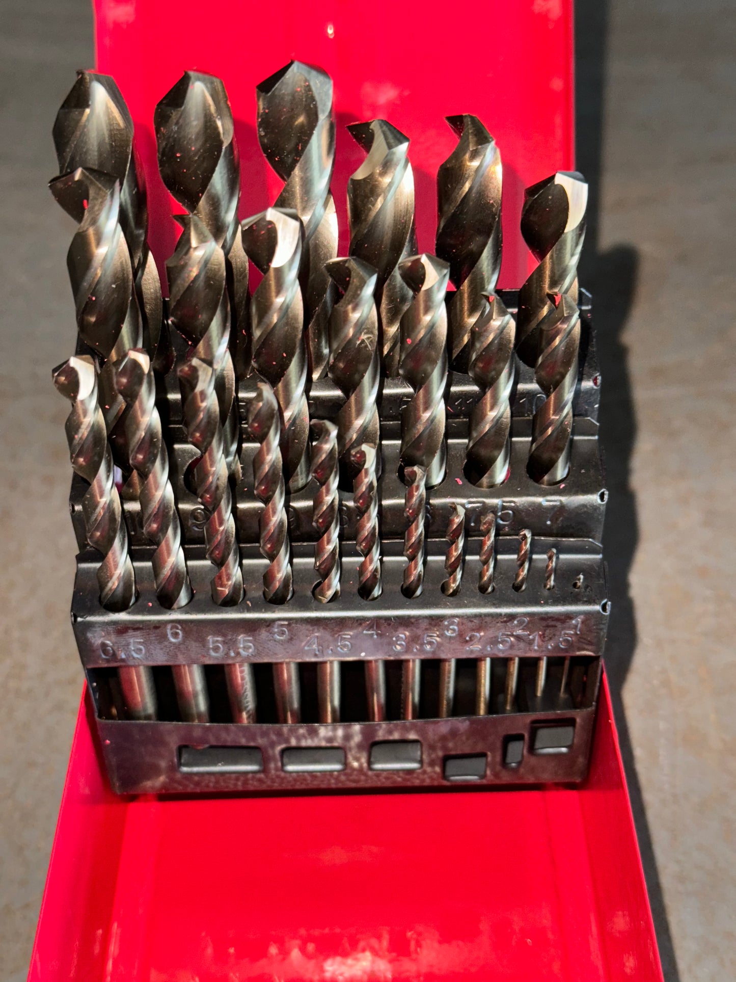 Drill Bit Set 1-13mm .5 increment