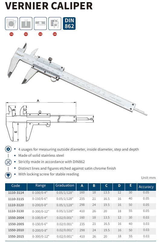 VERNIER CALIPER