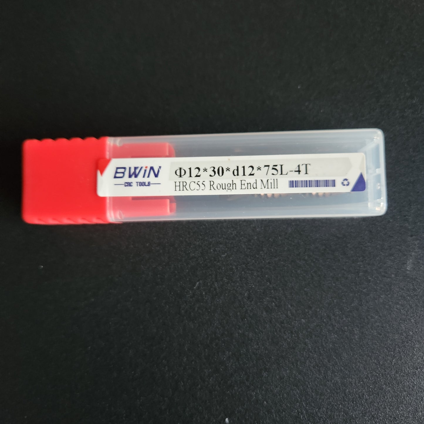BWIN 12.00mm SOLID CARBIDE ROUGHING ENDMILL