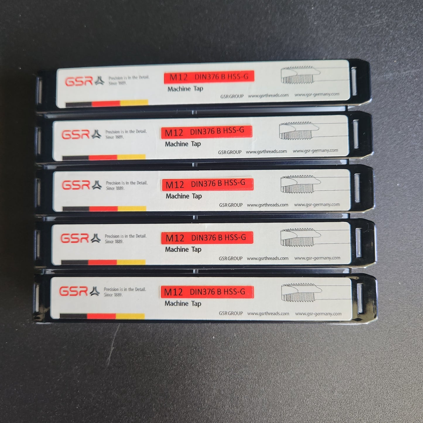 GSR Gun Straight Flute M12 X 1.75