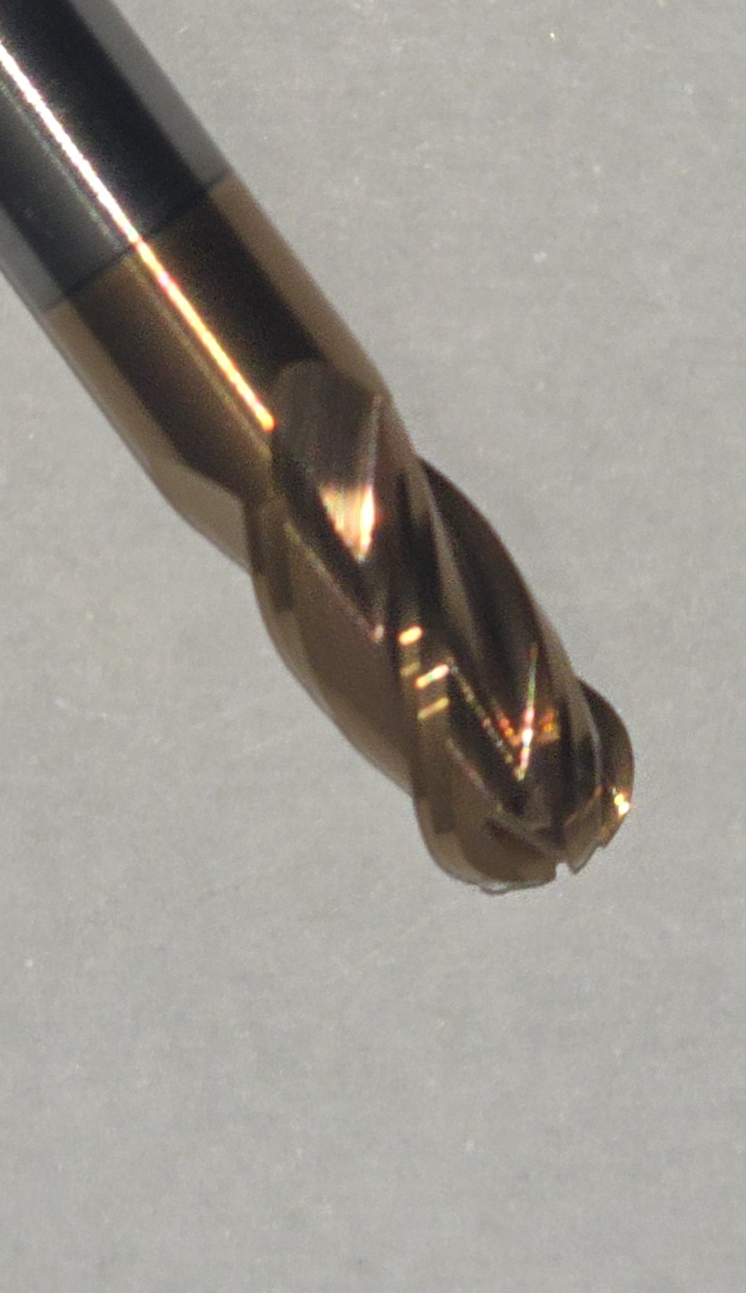 Solid Carbide Ball Nose Endmill — R3×12×6×50×4F (HRC55, TiSiN)