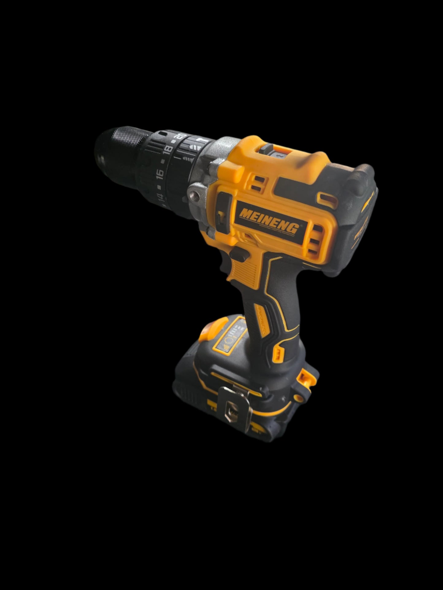 Meineng 2538 Cordless Drill – 21V Brushless with 2 x 1.5 Ah Batteries