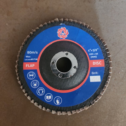 4" Flappy Disks – 40/60/80 Grit  Heavy-Duty Abrasive for Steel & Fabrication