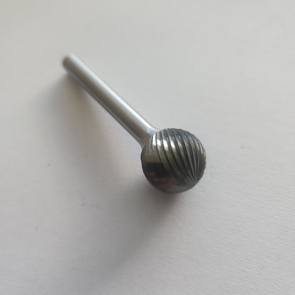 SD61614 – 16mm Ball Burr, 6mm Shank  Single Cut for Steel & Cast Iron