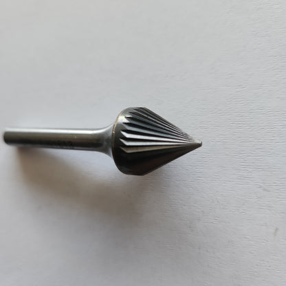 SJ61613 – 16mm 60° Countersink Burr, 6mm Shank  Single Cut for Steel & Cast Iron