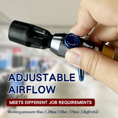 LE-AB185K Mini Air Duster Kit – Adjustable Airflow, Safety Nozzle, ¼″ Inlet