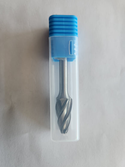 SF61125 AL – 11mm Ball-Nosed Tree Burr, 6mm Shank  Aluminum Cut for Non-Ferrous Metals