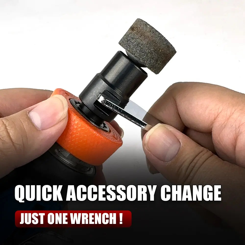 1/4" Mini Air Die Grinder with Lock