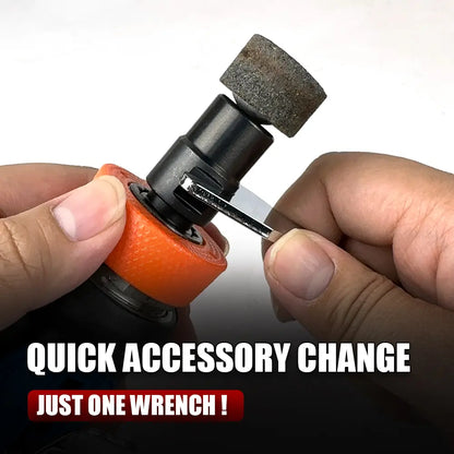 1/4" Mini Air Die Grinder with Lock