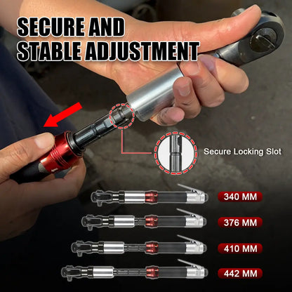 3/8" Telescopic Pneumatic Ratchet Wrench | High Torque