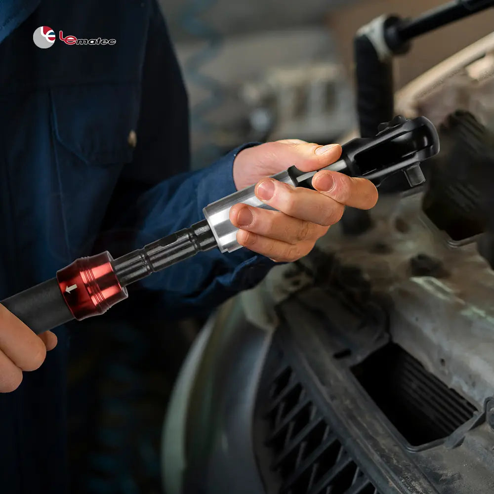 3/8" Telescopic Pneumatic Ratchet Wrench | High Torque