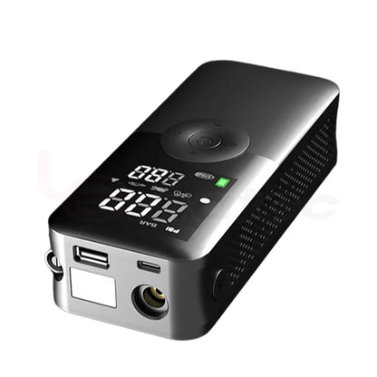 Cordless Smart Air Compressor with LED & Power Bank