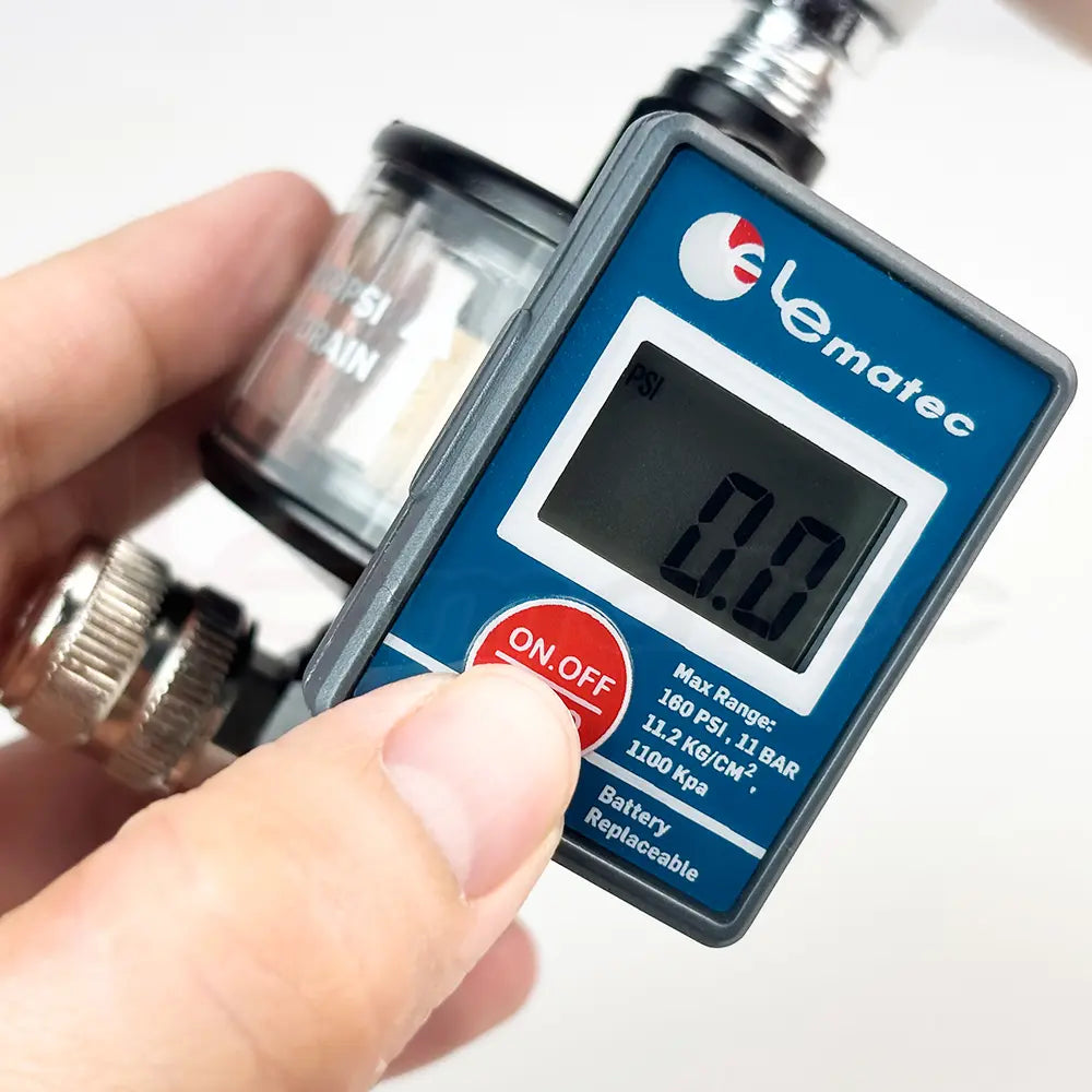 1/4" Air Filter Regulator With Pressure Gauge
