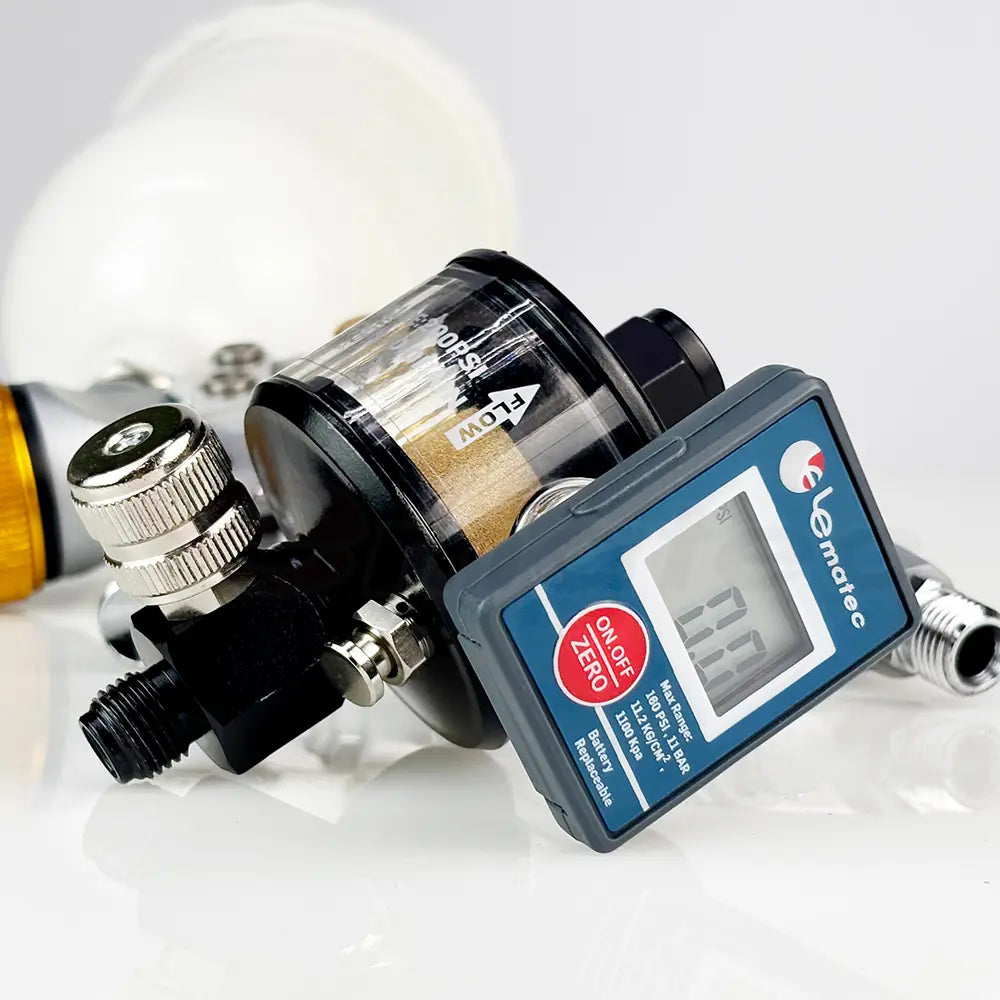 1/4" Air Filter Regulator With Pressure Gauge