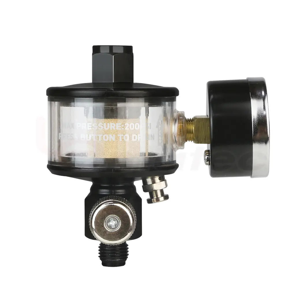 1/4" Air Filter Regulator With Pressure Gauge