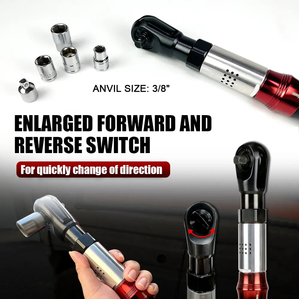3/8" Telescopic Pneumatic Ratchet Wrench | High Torque