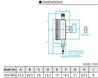 Dial Indicator (WDI-10KD)