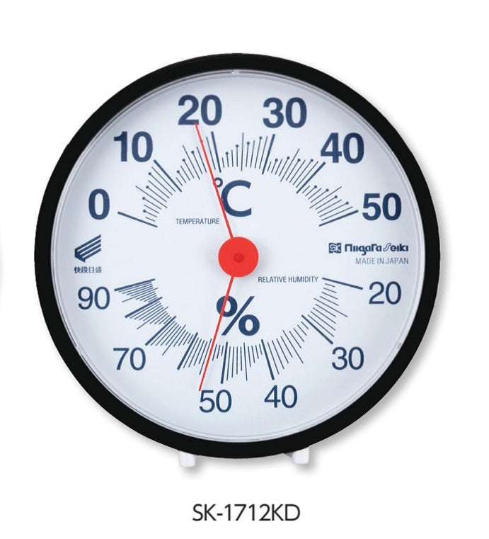 Round Thermometer with Hygrometer