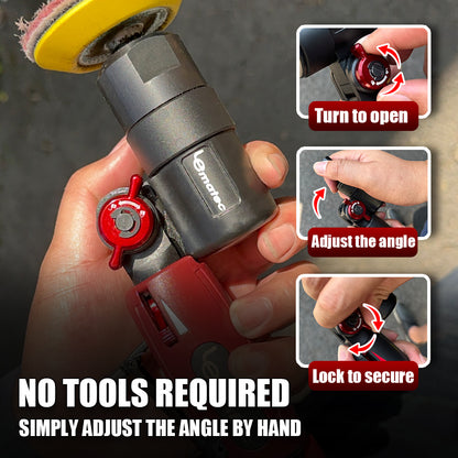 LE-G2082PR Flexible Head Air Sander Polisher – 3″ Pad, 5,000 RPM, Rear Exhaust