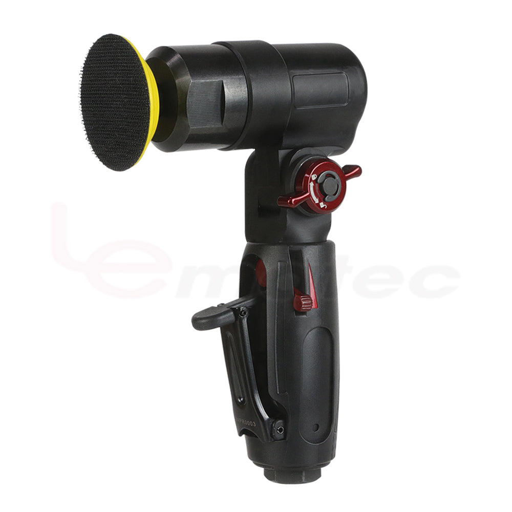 LE-G2082PR Flexible Head Air Sander Polisher – 3″ Pad, 5,000 RPM, Rear Exhaust