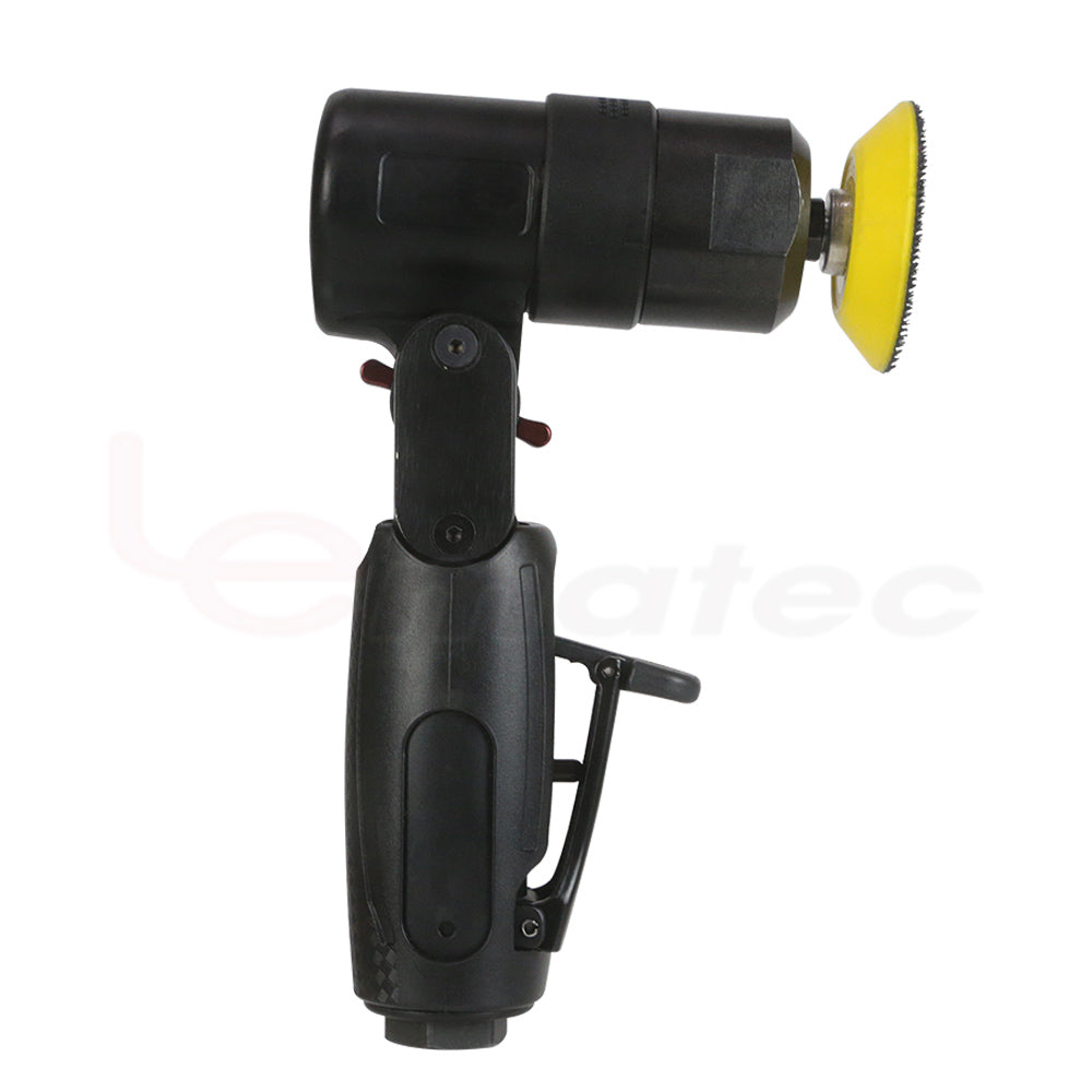 LE-G2082PR Flexible Head Air Sander Polisher – 3″ Pad, 5,000 RPM, Rear Exhaust