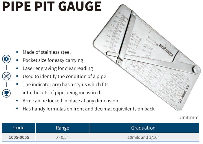 PIPE PIT GAUGE