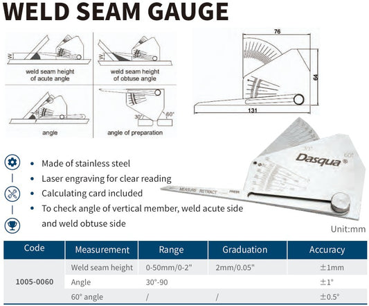 Weld Seam Gauge