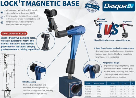 Lock’t Magnetic Base (Mechanical Universal Arm)