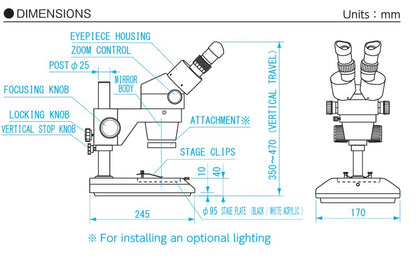 ZOOM STEREO MICROSCOPE