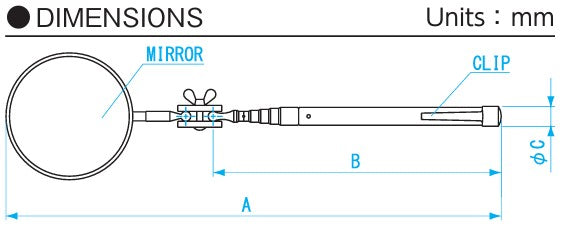 TELESCOPING INSPECTION MIRROR