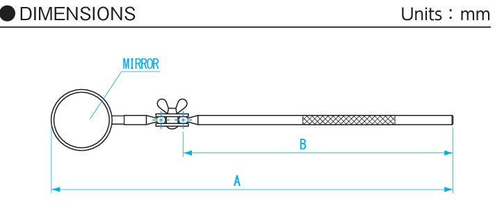 MAGNIFYING INSPECTION MIRROR
