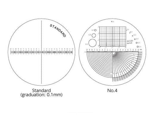 SCALE PLATE FOR LED LIGHT SCALE LOUPE