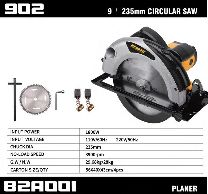 Meineng 235mm Circular Saw (902)