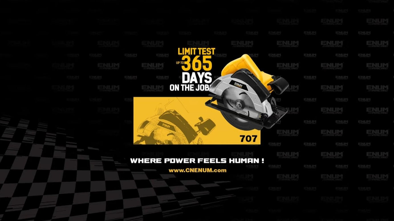 Load video: ENUM 707 | 7"185mm CIRCULAR SAW