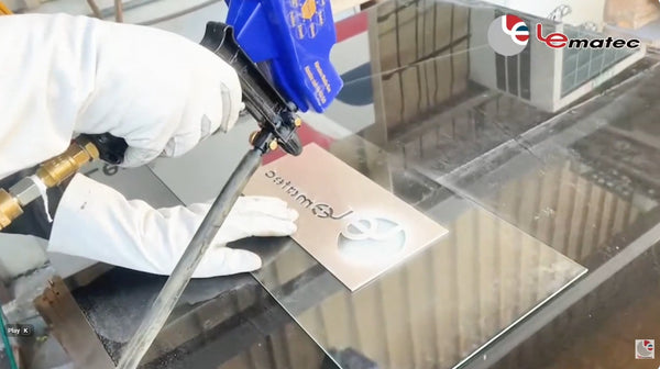 How to use the Lematec sandblaster gun-AS118-2C