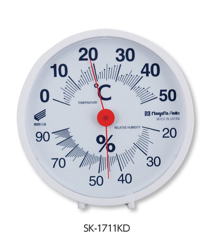 Round Thermometer with Hygrometer