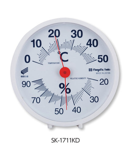 Round Thermometer with Hygrometer