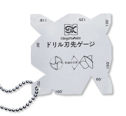Niigata Seiki Drill Angle Gauge (DPG-A) – Stainless Steel  60°–160°