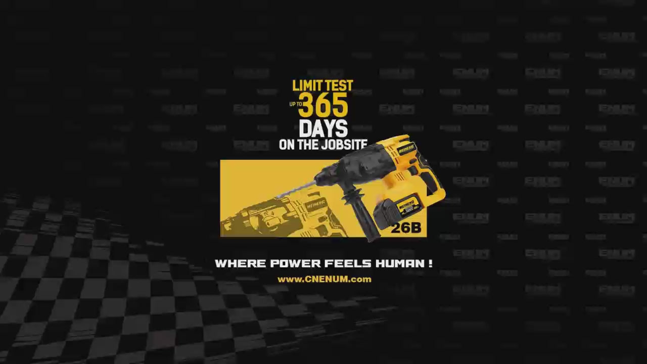 Load video: 26B SDS-Plus Rotatory Hammer Drill