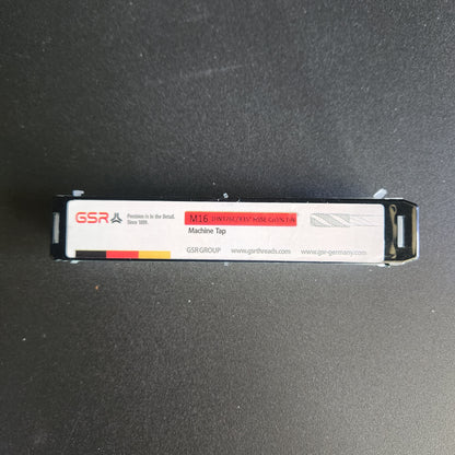 GSR Spiral Flute Tap – M16 x 2.00  HSS-E  TiN Coated  DIN 376