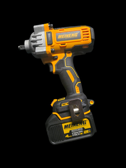Meineng 8850 Cordless Impact Wrench – 21V Brushless, 680Nm, ½″ Drive, 2×4Ah Batteries