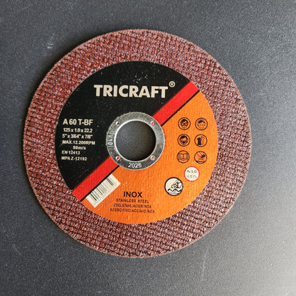 5" (125mm) cutting disk